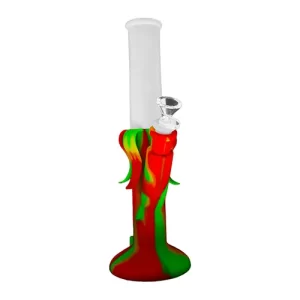Bong Silicona Banano Rasta