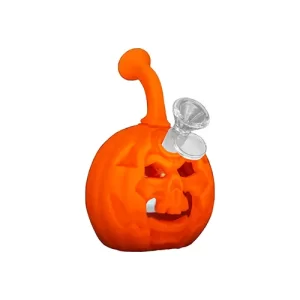 Bong Silicona Calabaza Naranja
