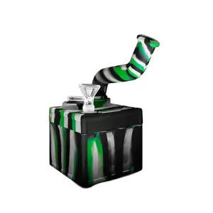 Bong Silicona Dado Militar