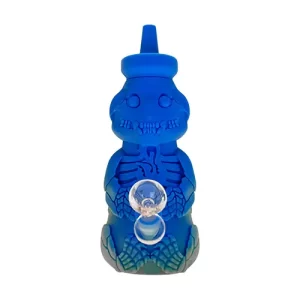 Bong Silicona Honney Bear Azul