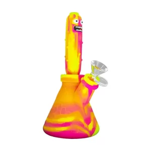 Bong Silicona Pepino Rick Fucsia