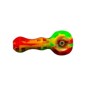 Pipa Silicona Space Rasta