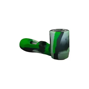 Pipa Vidrio Silicona Martillo Militar