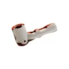 Pipa Vidrio Silicona Martillo Rojo